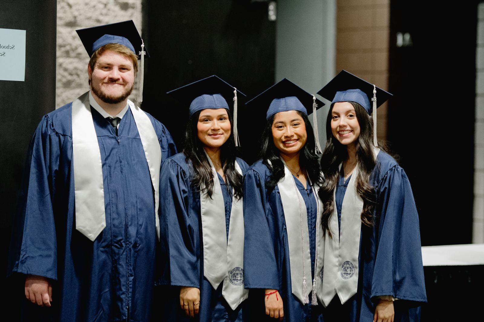 Students graduating